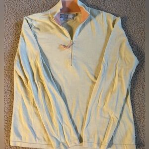 Tommy Hilfiger quarter zip Yellow Sweater